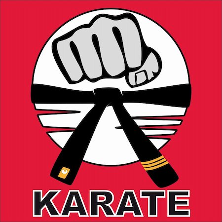 simsearch:400-08997729,k - ORIGINAL SYMBOLS MARTIAL ARTS .COLORED  LOGO EMBLEM. Stock Photo - Budget Royalty-Free & Subscription, Code: 400-04738278