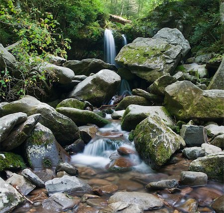 Waterfall in Great Smoky Mountains National Park Stock Photo - Budget Royalty-Free & Subscription, Code: 400-04738454