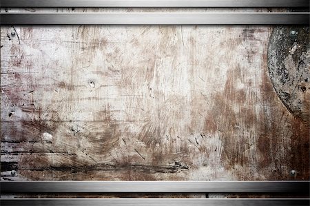 simsearch:400-06367083,k - Grunge metal texture (industrial edition) shine plate Stockbilder - Microstock & Abonnement, Bildnummer: 400-04738525