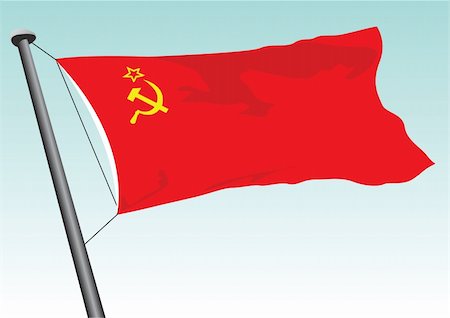 simsearch:400-04838176,k - vector flag of the soviet union Photographie de stock - Aubaine LD & Abonnement, Code: 400-04738837