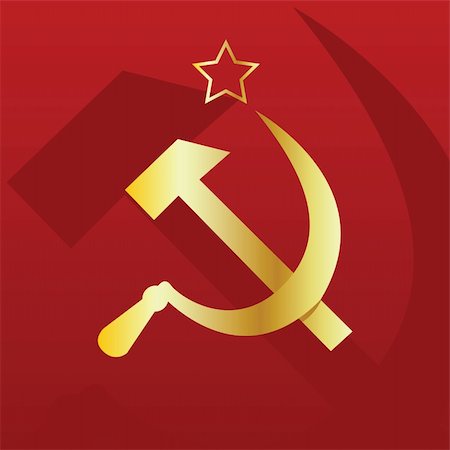 russia vector - vector sign of soviet union Stock Photo - Budget Royalty-Free & Subscription, Code: 400-04738842