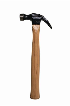 hammer isolated on the white background Stock Photo - Budget Royalty-Free & Subscription, Code: 400-04738887