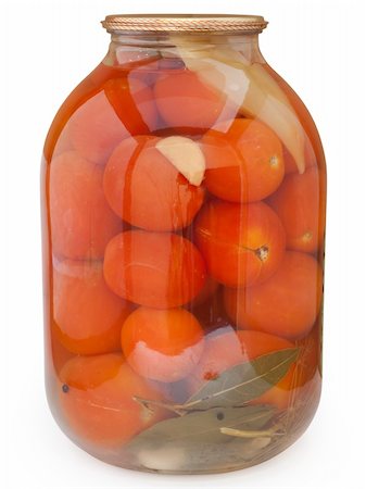 simsearch:400-04229428,k - Pickled red tomatoes. Isolated on white background with clipping path. Stock Photo - Budget Royalty-Free & Subscription, Code: 400-04739002