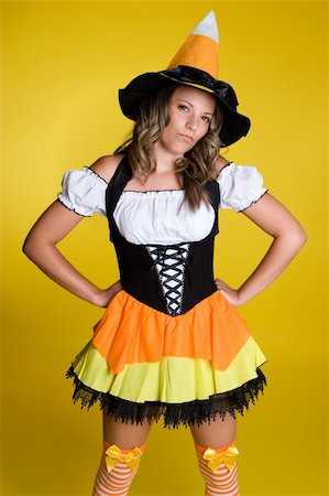 simsearch:400-04042499,k - Halloween witch woman in costume Stock Photo - Budget Royalty-Free & Subscription, Code: 400-04739742