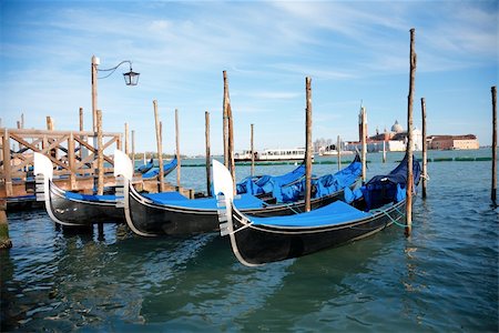 Godolas in Venice -Grandcanal, Italy Stock Photo - Budget Royalty-Free & Subscription, Code: 400-04739892
