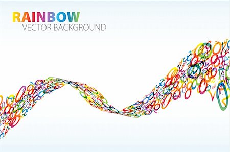 Abstract background with colorful rainbow numbers Photographie de stock - Aubaine LD & Abonnement, Code: 400-04730047