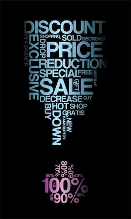 simsearch:400-05341250,k - Blue sale discount poster with black background (vector) Stock Photo - Budget Royalty-Free & Subscription, Code: 400-04730078