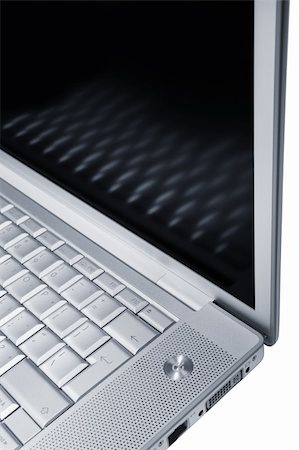 simsearch:400-04641104,k - Modern and stylish laptop on a white background Stockbilder - Microstock & Abonnement, Bildnummer: 400-04730183