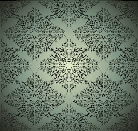 simsearch:400-05319723,k - Seamlessly Damask Wallpaper Stock Photo - Budget Royalty-Free & Subscription, Code: 400-04730302