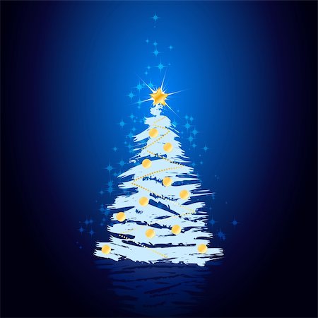 party de noël - Christmas background with Christmas tree and Christmas Balls Photographie de stock - Aubaine LD & Abonnement, Code: 400-04730462