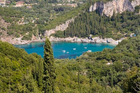 Corfu Island - Summer Holiday Destination Stockbilder - Microstock & Abonnement, Bildnummer: 400-04730584