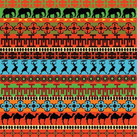 Traditional African pattern Photographie de stock - Aubaine LD & Abonnement, Code: 400-04731218