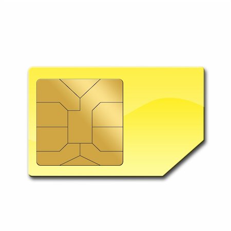 sim card - There is a sim card for mobile phone Stock Photo - Budget Royalty-Free & Subscription, Code: 400-04731455