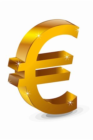 simsearch:400-07295448,k - vector illustration of a euro symbol on an isolated background Stock Photo - Budget Royalty-Free & Subscription, Code: 400-04731550