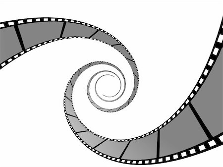 film reel color - 3d Film Strip. White background. Digitally Generated. Stock Photo - Budget Royalty-Free & Subscription, Code: 400-04731751