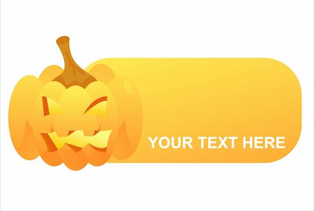 simsearch:400-05709481,k - halloween banner with scary pumpkin Stock Photo - Budget Royalty-Free & Subscription, Code: 400-04733201