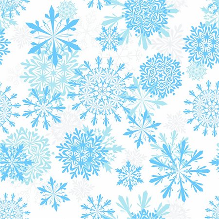 simsearch:400-06059861,k - Seamless snowflakes background for winter and christmas theme Photographie de stock - Aubaine LD & Abonnement, Code: 400-04745141