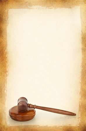 wooden gavel against old dirty background burned on edges Stock Photo - Budget Royalty-Free & Subscription, Code: 400-04745186