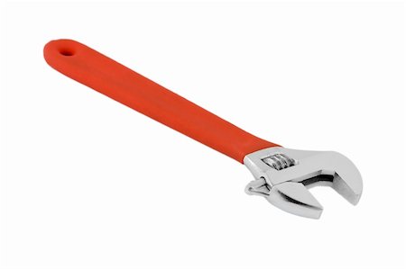 simsearch:400-04865679,k - spanner wrench isolated on white background Foto de stock - Super Valor sin royalties y Suscripción, Código: 400-04745503