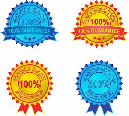 preis verleihen - set of vector guarantee labels Stockbilder - Microstock & Abonnement, Bildnummer: 400-04746539