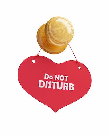 disturb sign - do not disturb Photographie de stock - Aubaine LD & Abonnement, Code: 400-04747108