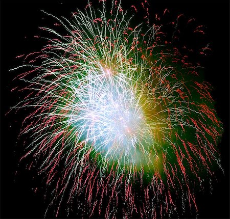 Colorful Fourth of July fireworks Foto de stock - Royalty-Free Super Valor e Assinatura, Número: 400-04747510