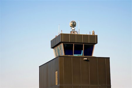 Control Tower - old airport in Chicago, Illinois. Stock Photo - Budget Royalty-Free & Subscription, Code: 400-04747656