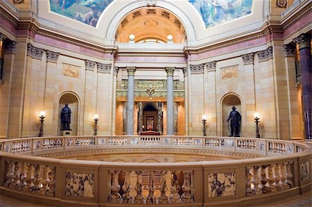 Interior of State Capitol of Minnesota in St. Paul. Stockbilder - Microstock & Abonnement, Bildnummer: 400-04747882