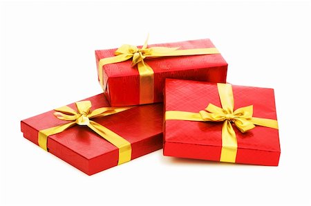 simsearch:400-06080917,k - Gift boxes isolated on the white background Stock Photo - Budget Royalty-Free & Subscription, Code: 400-04748216