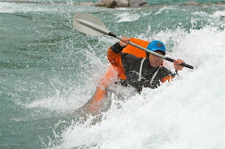 simsearch:400-06081165,k - August kayak trip on the waterfalls of Norway Foto de stock - Royalty-Free Super Valor e Assinatura, Número: 400-04748695