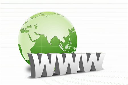 simsearch:400-05688215,k - illustration of www with globe on line background Stock Photo - Budget Royalty-Free & Subscription, Code: 400-04748882