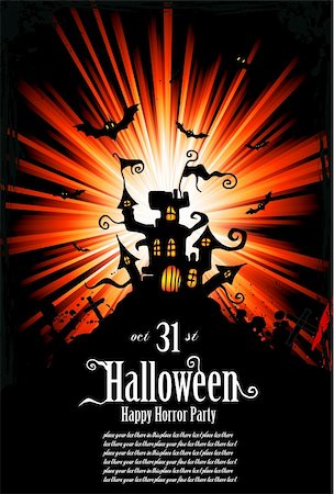 simsearch:400-05692673,k - Suggestive Halloween Grunge Style Flyer or Poster Background Stockbilder - Microstock & Abonnement, Bildnummer: 400-04748949