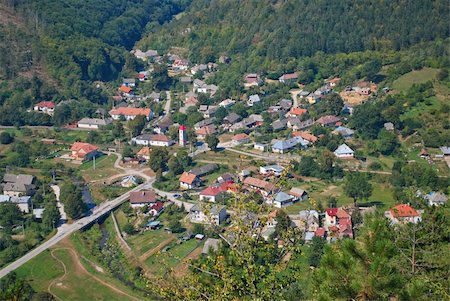 simsearch:400-04684416,k - Beautiful typical Slovak mountain village in summer day Stock Photo - Budget Royalty-Free & Subscription, Code: 400-04749891