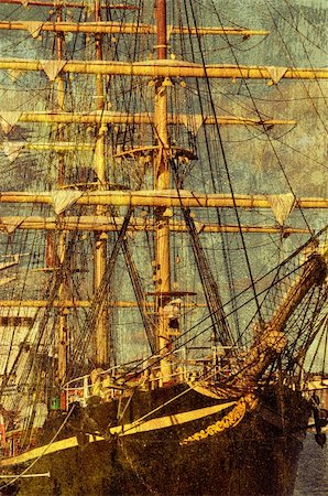 simsearch:400-05144743,k - Grungy texture montage with an ancient ship. Stock Photo - Budget Royalty-Free & Subscription, Code: 400-04740036