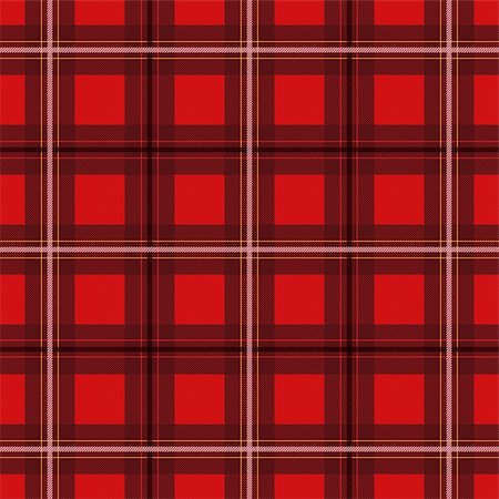 plaid christmas - red Scottish pattern illustration for print Foto de stock - Super Valor sin royalties y Suscripción, Código: 400-04740391