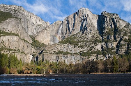 Upper Yosemite Falls & Merced River, Yosemite National Park, California Stock Photo - Budget Royalty-Free & Subscription, Code: 400-04740495