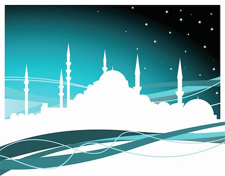 simsearch:400-05381430,k - vector cityscape of Istanbul Stock Photo - Budget Royalty-Free & Subscription, Code: 400-04741091