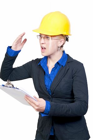 simsearch:400-04909076,k - A Female Construction Worker on a job site. Photographie de stock - Aubaine LD & Abonnement, Code: 400-04741170