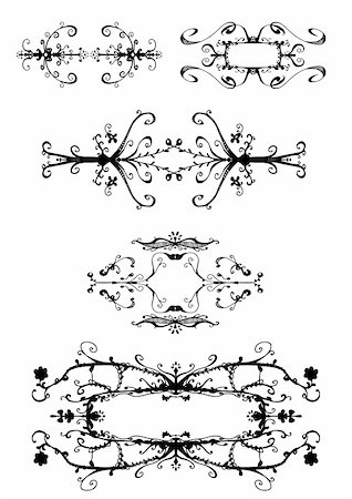 Vector illustration of abstract vector design elements Stock Photo - Budget Royalty-Free & Subscription, Code: 400-04741285