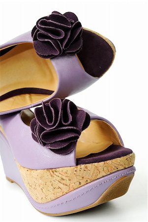 simsearch:400-05269393,k - Female sandals on a high heels closeup. Stock Photo - Budget Royalty-Free & Subscription, Code: 400-04741392