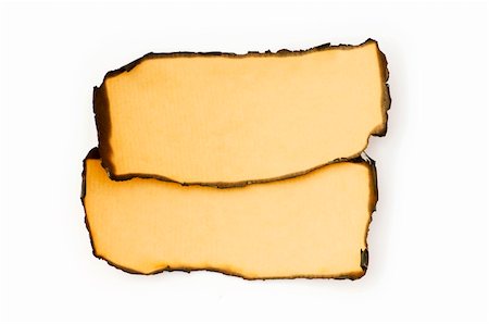 simsearch:400-04858901,k - Burnt paper isolated on the white background Photographie de stock - Aubaine LD & Abonnement, Code: 400-04742198