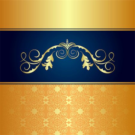 Illustration luxury background for design card - vector Stock Photo - Budget Royalty-Free & Subscription, Code: 400-04742504