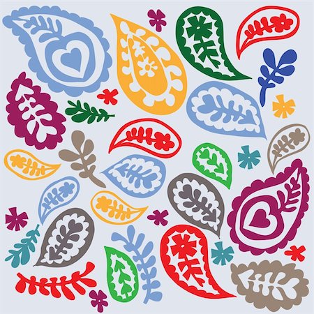 sashayezik (artist) - Colorful seamless pattern - abstract flowers Foto de stock - Super Valor sin royalties y Suscripción, Código: 400-04742676