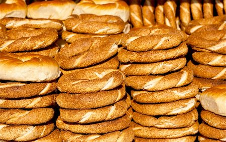 traditional turkish bagel Photographie de stock - Aubaine LD & Abonnement, Code: 400-04743245