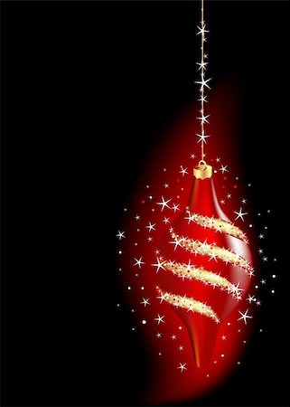 robisklp (artist) - Christmas vector design with stars Fotografie stock - Microstock e Abbonamento, Codice: 400-04743347