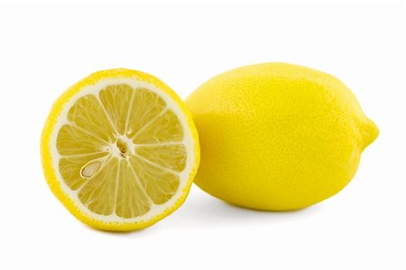 danilin (artist) - Lemon set isolated on a white background Fotografie stock - Microstock e Abbonamento, Codice: 400-04743797