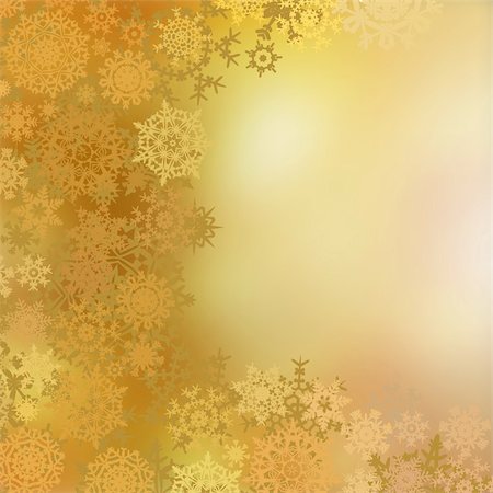 Golden christmas background. EPS 8 vector file included Stock Photo - Budget Royalty-Free & Subscription, Code: 400-04754015