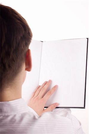 simsearch:400-05091333,k - Person look on notebook Stockbilder - Microstock & Abonnement, Bildnummer: 400-04754399