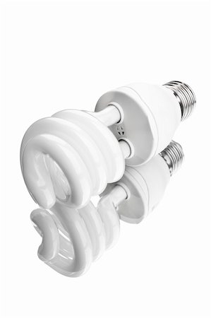 simsearch:400-04263435,k - Modern electric bulb on a white background Photographie de stock - Aubaine LD & Abonnement, Code: 400-04754408