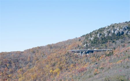 pictures of the blue ridge parkway in fall - Viaduct Bridge on Grandfather Mountain as Seen from Blue Ridge Parkway in North Carolina, USA. Stock Photo - Budget Royalty-Free & Subscription, Code: 400-04755713
